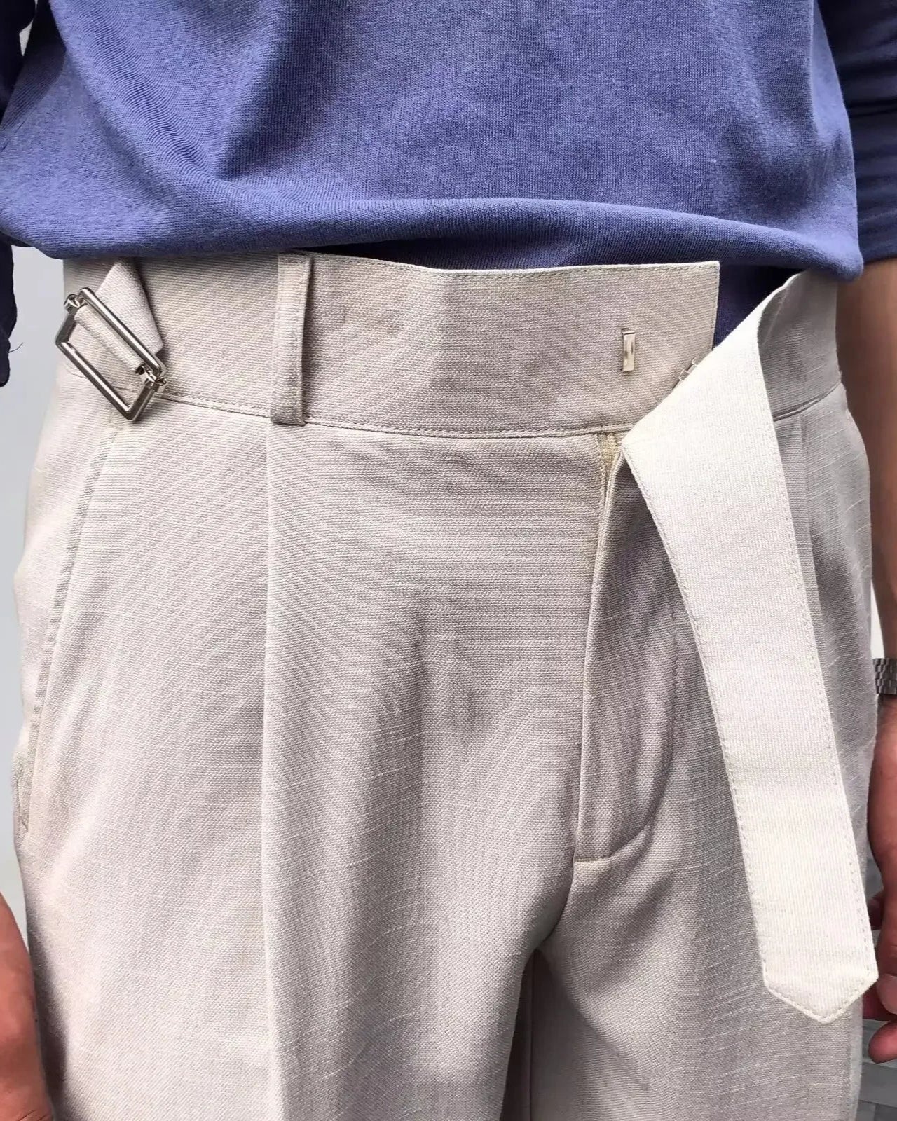 Short Ezra homme, abricot, pour un look décontracté et élégant avec touche Old Money.